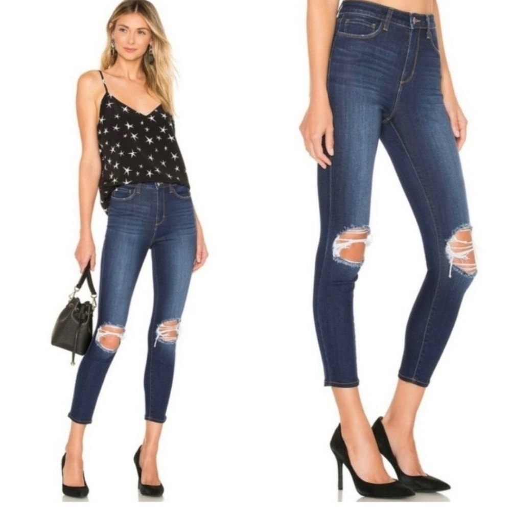 L’Agence frayed jeans sz 29 excellent!